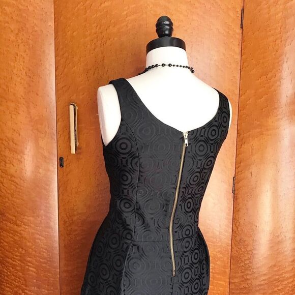 AMANDA UPRICHARD Black Mini Cocktail Dress L 38B - Picture 15 of 16